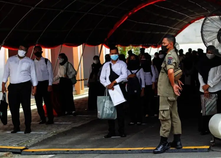 Potret Ketatnya Prokes di Tes SKD CPNS Kota Tangerang
