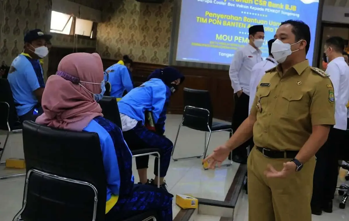 Pemkot Beri Uang Saku untuk Atlet Kota Tangerang yang Berlaga di PON XX Papua