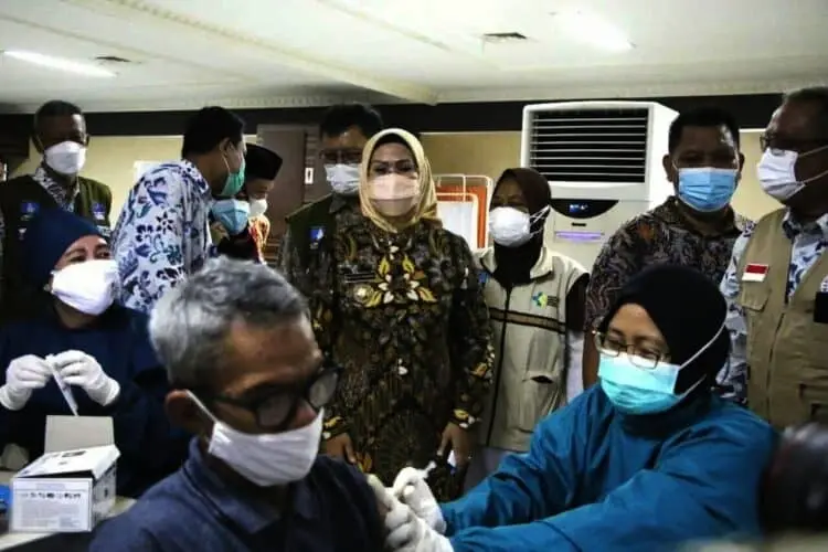 Berdasarkan Data KPCPEN, per Tanggal 28 September 2021 Sebanyak 626.416 Warga Kabupaten Serang Sudah Divaksin