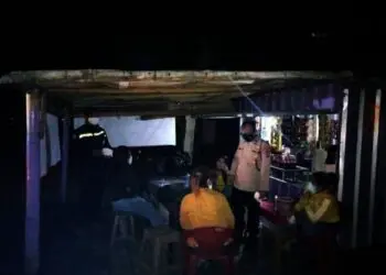 Jajaran Polsek Kramatwatu Sisir Pedagang dan Warga Yang Tak Patuhi Prokes