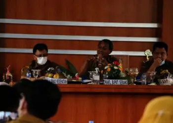 Rapat Koordinasi Percepatan Vaksinasi di Kabupaten Serang, di Aula Dinkes Senin (13/9/2021). (ISTIMEWA)