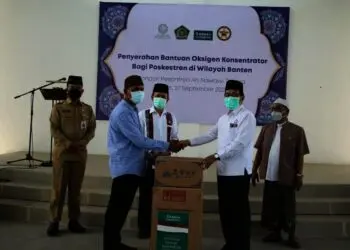 Tiga Ponpes di Kabupaten Serang Mendapat Bantuan Oksigen dari Kemenag RI