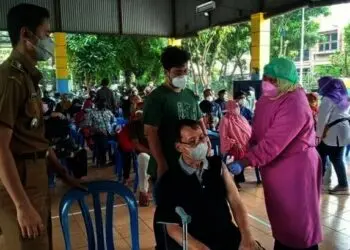 Gebyar Bulan Vaksinasi, Masyarakat Sukasari Tangerang Antusias