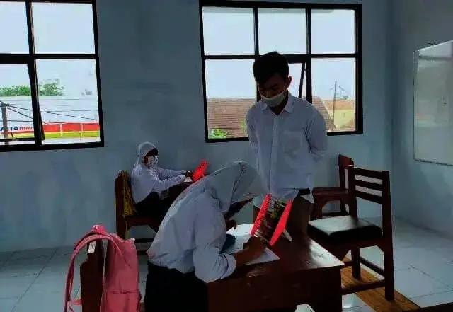 Hari Pertama Pembelajaran Tatap Muka di Sekolah Khusus Negeri 01 Lebak, Begini Suasananya