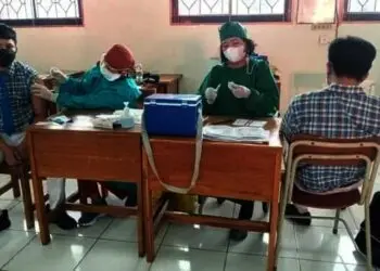 Digandeng BIN, SMA Negeri 8 Kota Tangerang Gelar Vaksinasi Covid-19