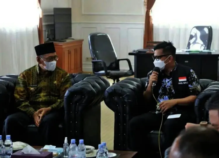 Lirik Talas Beneng, Wabup Banyu Asin Temui Wabup Pandeglang