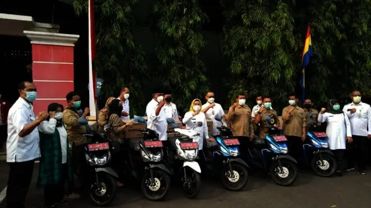Bantuan Motor Untuk 38 Pendamping PKH dan 69 Untuk Pendamping Jamsosratu dari Pemkab Serang