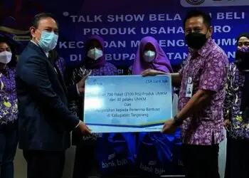 BJB Cabang Balaraja Kembali Salurkan Bantuan ke Pemkab Tangerang