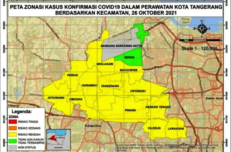 Sudah Tiga Hari, Kecamatan Benda Nol Kasus Covid-19