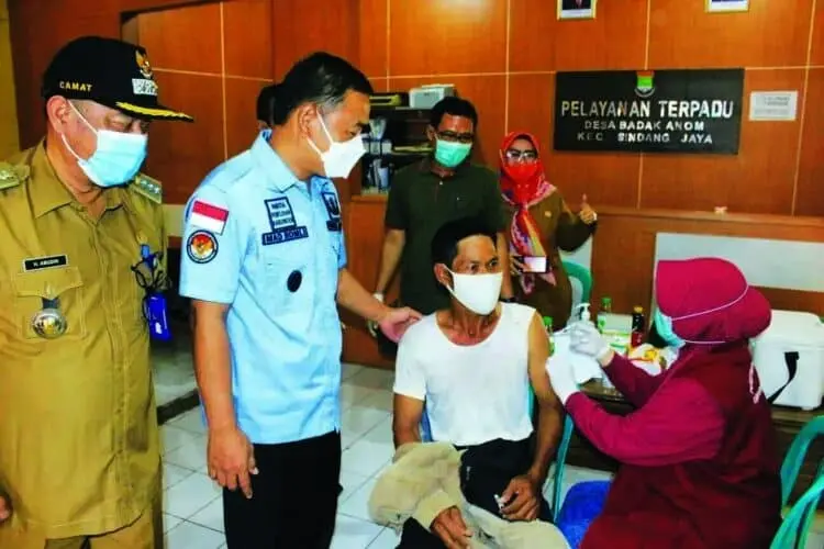 Wabup dan Sekda Blusukan Pantau Pilkades di Kabupaten Tangerang