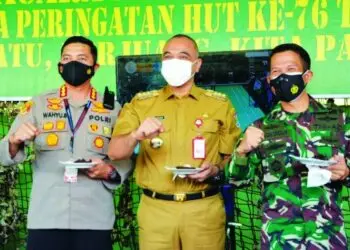 Bupati dan Kapolres Ikut Peringati HUT TNI ke-76