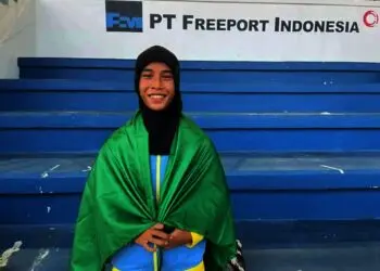 Nida Nurul Hasanah Rebut Medali Emas Nomor Sapta Lomba