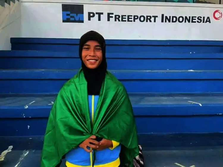 Nida Nurul Hasanah Rebut Medali Emas Nomor Sapta Lomba