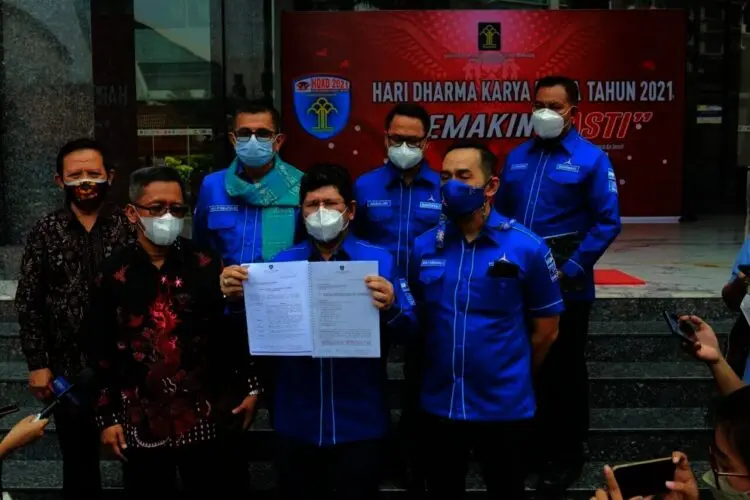 Cegah Anarkisme Hukum, Demokrat Mentahkan Uji Materiil Yusril dengan Serahkan Bukti ke Kemenkumham