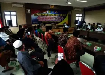 Kapolres Serang dan jajaran, silaturahmi dengan para tokoh agama dan tokoh masyarakat, Jumat (22/10/2021). (ISTIMEWA)