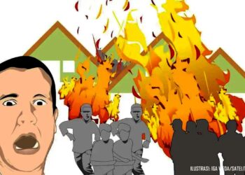 Rumah Terbakar, Seorang Wanita di Sukamulya Tewas