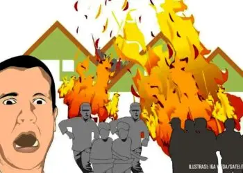 Rumah Terbakar, Seorang Wanita di Sukamulya Tewas