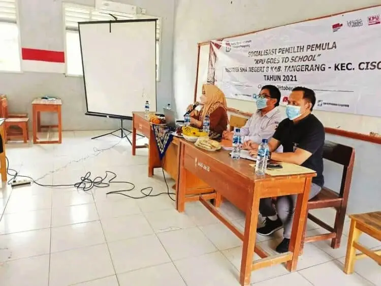 KPU Kabupaten Tangerang Goes to School Rambah 20 Sekolah