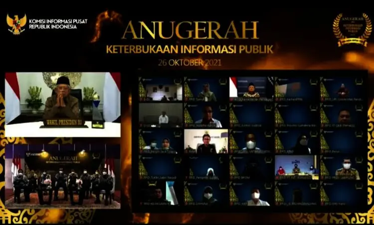 Wujudkan Keterbukaan Informasi Publik, Kemendag Terima Penghargaan “Badan Publik Informatif” Tahun 2021