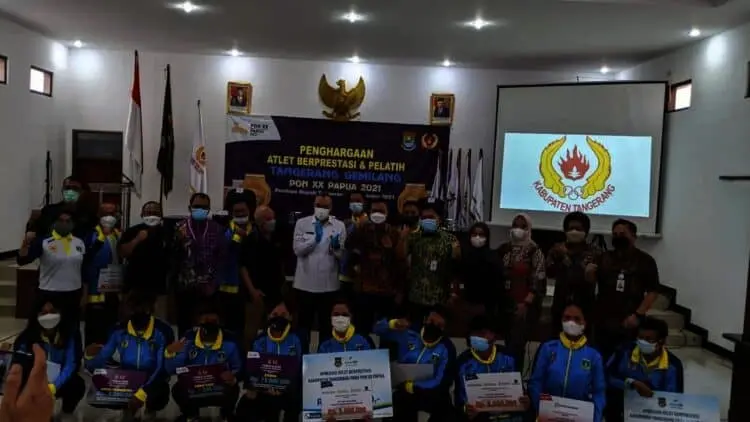 Peraih Medali PON asal Kabupaten Tangerang Diguyur Bonus
