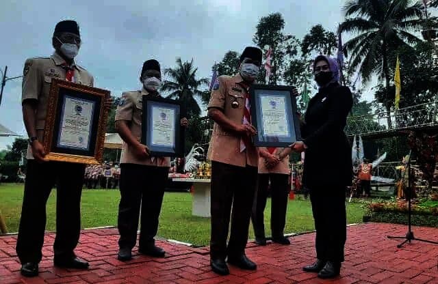 Kwarcab Kabupaten Tangerang Dapatkan Penghargaan dalam Scout Orienteering and Navigation