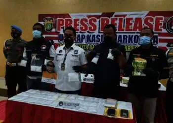 Polres Bandara Soekarno-Hatta Gagalkan Penyelundupan Sabu 3,2 Kilogram