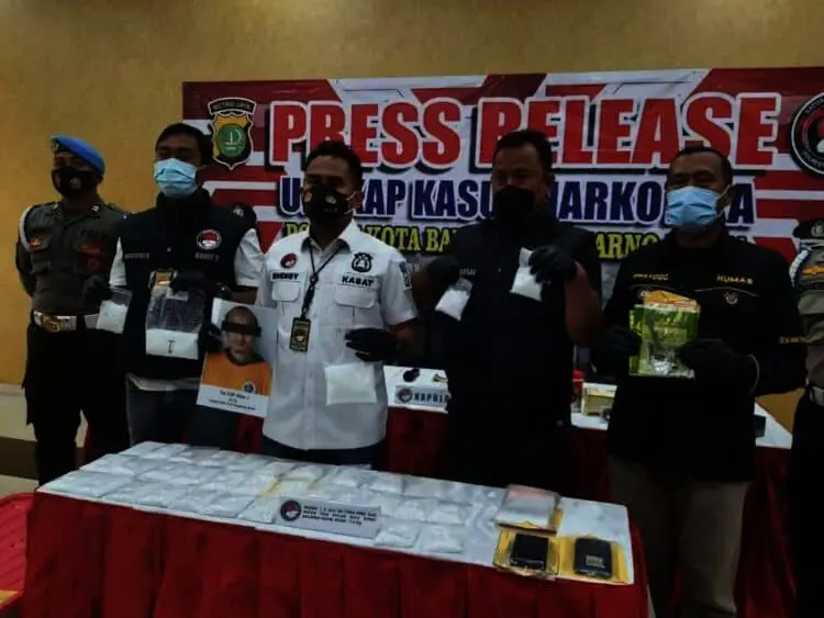 Polres Bandara Soekarno-Hatta Gagalkan Penyelundupan Sabu 3,2 Kilogram