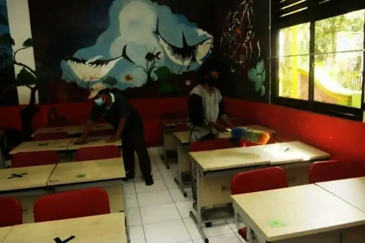 SDN Pasar Baru 1 Karawaci Antusias Sambut PTM
