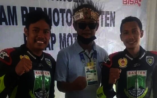 Bermotor Banten Masuk Babak Final Nomor Beregu