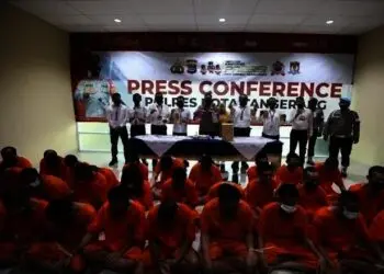 Kurun Dua Bulan, 34 Tersangka Narkoba Dibekuk Polresta Tangerang