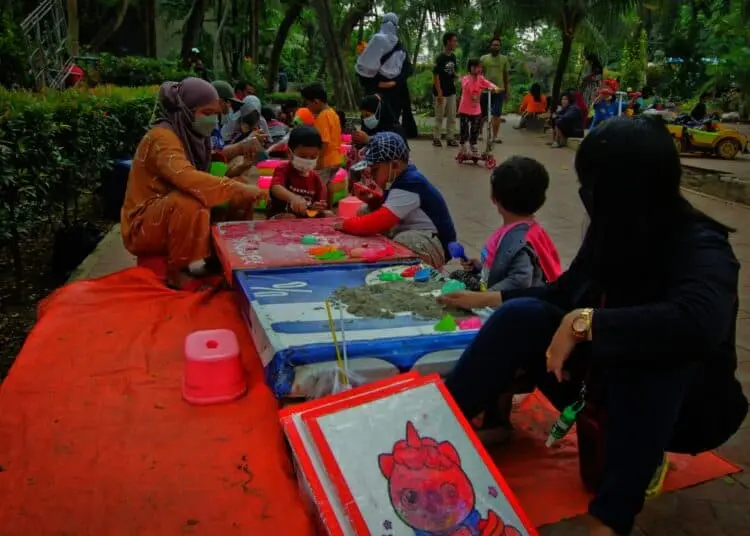 Potret Taman Tematik di Kota Tangerang Kembali Dibuka