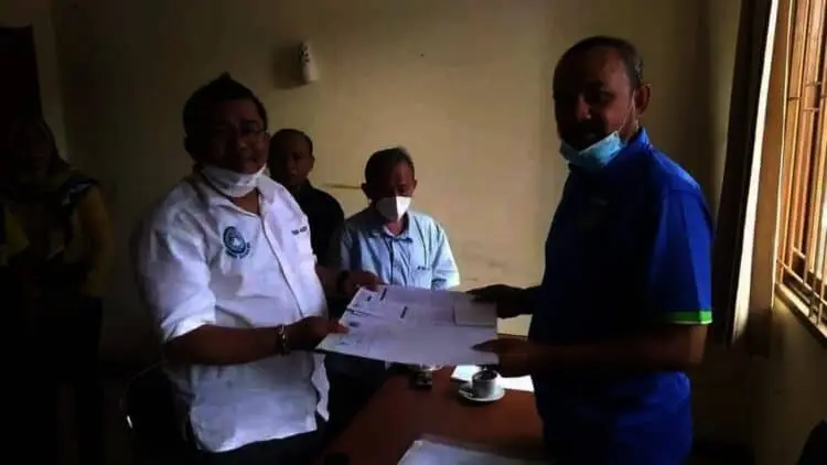 Agus Rasyid Ambil Formulir Pendaftaran Balon Ketua Umum KONI Banten