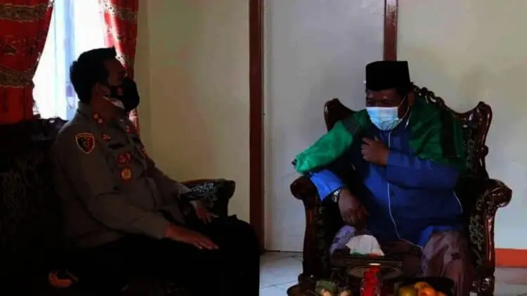 Jaga Kamtibmas Jelang Pilkades, Kapolres Serang Temui Tokoh Agama
