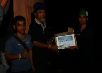 HMI MPO Lebak Bantu Logistik Bagi Korban Kebakaran Baduy