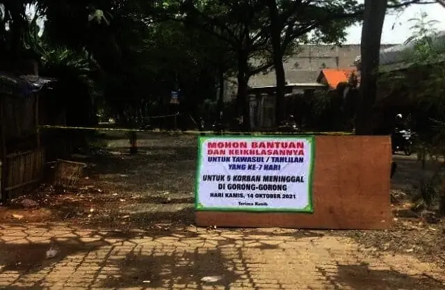 Tahlilan Meninggalnya 5 Orang Karena Hirup Gas Beracun, Warga Cipondoh Galang Dana
