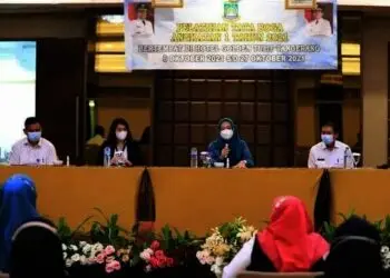 Suasana pembukaan pelatihan tata boga oleh Ketua TP PKK Kota Tangerang, Aini Suci Wismansyah, Rabu (06/10/2021). ISTIMEWA