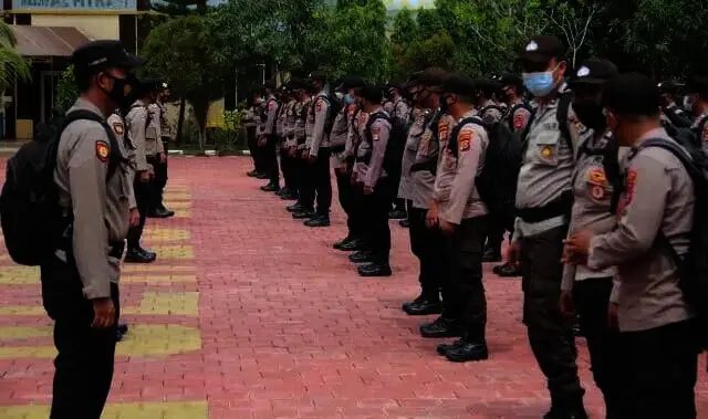 Bantu Amankan Pilkades Serentak, Polres Lebak Kirim 175 Personel ke Kab Tangerang