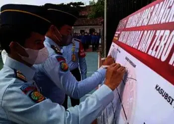 Lapas Kelas III Rangkasbitung Deklarasi Bebas dari Narkoba dan HP
