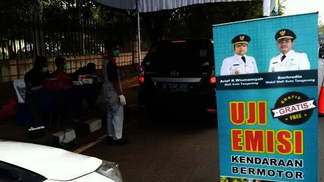 Selasa-Kamis, DLH Kota Tangerang Gelar Uji Emisi Gratis