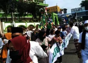 Rayakan Maulid Nabi, Warga Kali Pasir Tangerang Pawai Perahu, Begini Maknanya