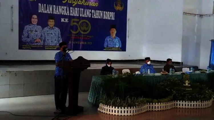 Peringati HUT Korpri ke 50, Entus : 3 Hal yang Perlu Dijunjung ASN Pemkab Serang