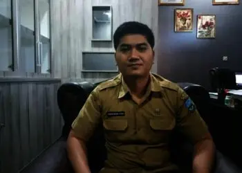 Kepala Bagian (Kabag) Unit Kerja Pengadaan Barang dan Jasa (UKPBJ) Kabupaten Serang, Febrian Rifera. (SIDIK/SATELITNEWS.ID)