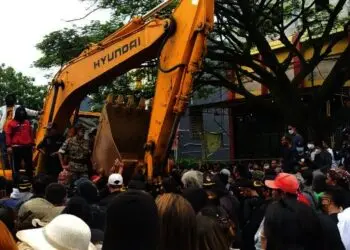 Amankan Demo Buruh, Pembongkaran THM di Kabupaten Serang Ditunda