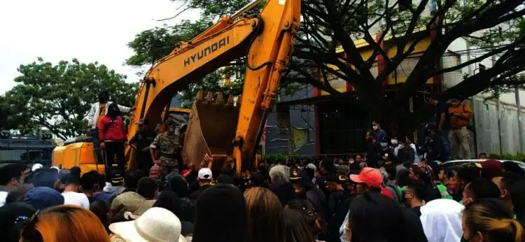 Amankan Demo Buruh, Pembongkaran THM di Kabupaten Serang Ditunda