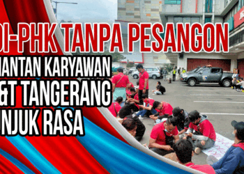 Ratusan Mantan Karyawan J&T Gelar Demo