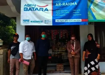 VERIFIKASI AGEN E-WAROENG–Dinas Sosial menggandeng Kepolisian, Kejaksaan dan Kodim, melakukan verifikasi agen E-Waroeng dalam program BPNT di 35 Kecamatan se-Kabupaten Pandeglang, Minggu (14/11/2021). (ISTIMEWA)