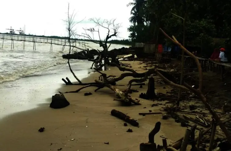 Diduga Ini Penyebab Abrasi Pantai Karoeng dan Laba di Pandeglang