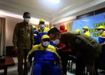 Olahraga Disabilitas Difasilitasi, Andika Lepas Kontingen Peparnas Banten