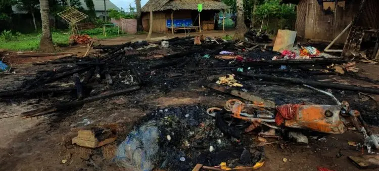 1 Rumah Ludes Terbakar, Beruntung Sekeluarga Selamat dari Maut