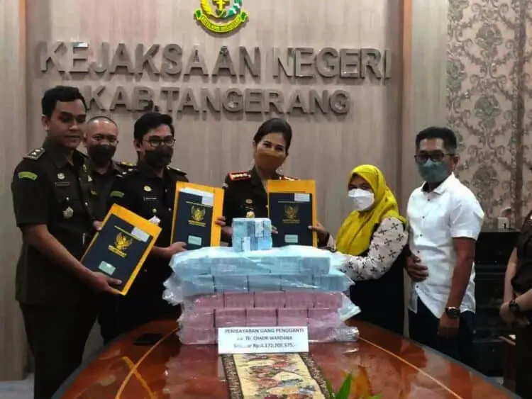 TB Chaeri Wardana Kembalikan Uang Kerugian Negara Rp 4,1 Miliar